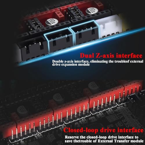 BIQU DIRECT 3D-Druckerteil SKR V1.4 32-Bit-Steuerkarte Smoothieboard & Marlin Open Source SKR V1.3-Upgrade-Unterstützung TMC2209 / TMC2208 / TMC2130 / A4988 / 8825 / Schrittmotortreiber (SKR V1.4)
