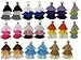 Pamir Tong 20pcs Triple Layer Ombre Tassel, Dangle Earrings Statement Layered Tassel Drop Earrings , Cotton Tassels GD190