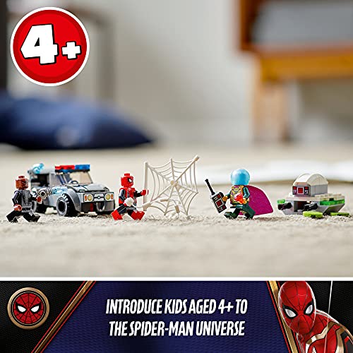76184 LEGO® Marvel Homem-Aranha vs. Ataque do Drone do Mysterio; Kit de Construção (73 peças)