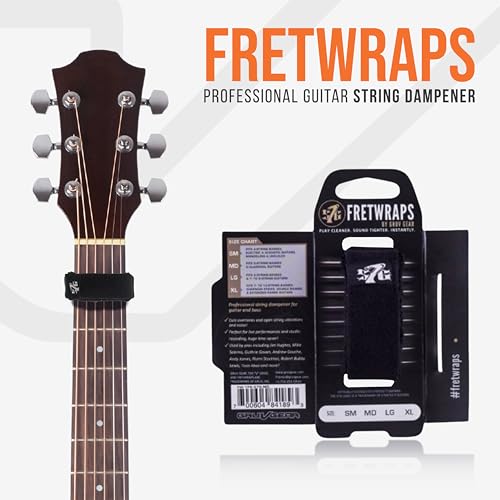 Image of Gruv Gear / S7G FretWraps String Muter 1-Pack , Medium, Black
