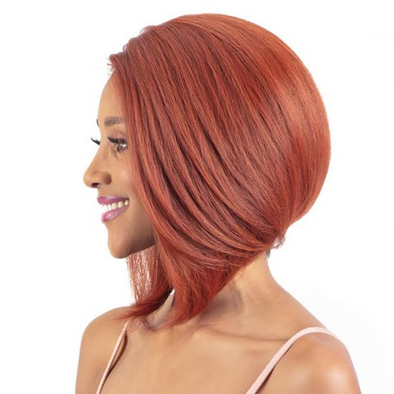 FREE TRESS Shake N Go Legacy Human Hair Blend HD Lace Front Wig - FELICITY (Color:COPPER)