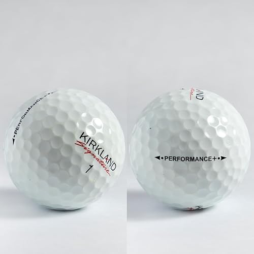 Kirkland Signature Performance Plus - Pelotas de golf recicladas (usadas), de grado Near Mint (AAAA), paquete de 50 unidades