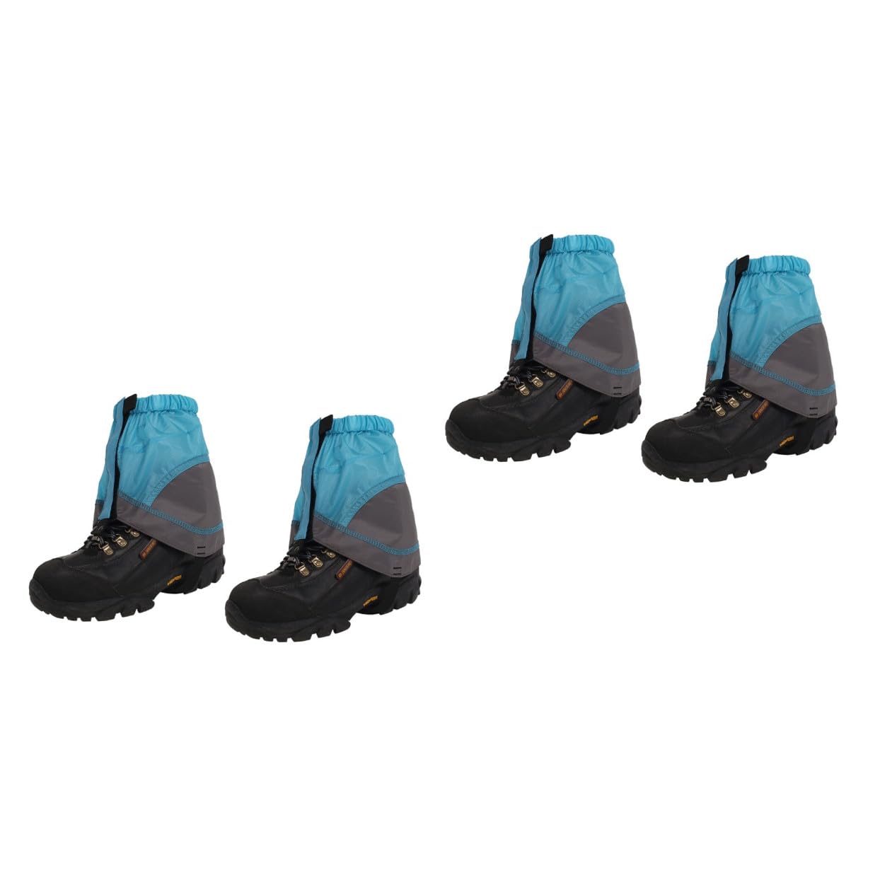 INOOMP 2paires Guêtres Légères Et Imperméables pour Randonnée Trekking Et De Et Chaussures Bleu