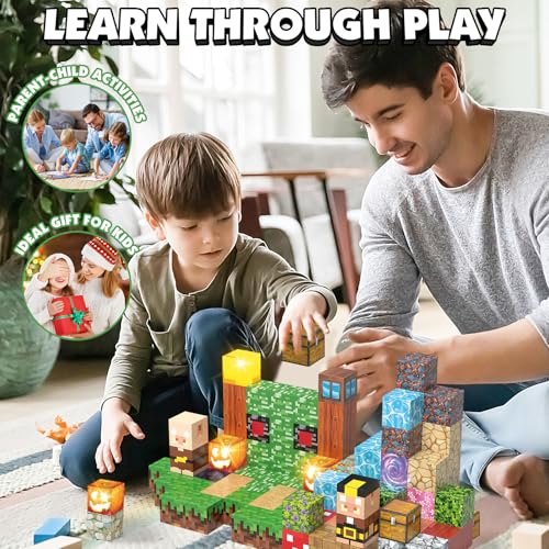 Magnetic Blocks, 100PCS Magnetic Building Blocks, STEM Toys for Kids Age 3+ - image 5