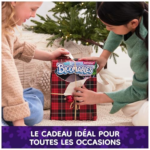Hatchimals - Bloomables Ma Fleur Magique KittyFly - Chenille Papillon Double Éclosion À Répéter - Peluches Et Animaux Interactifs - 100 Sons & Réactions - Jouet Enfant 5 Ans Et + - Modèle Aléatoire