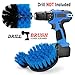 Produktbild Swonuk Drill Brush, 3pcs bohrmaschine bürstenaufsatz 2"3.5" 4" Power Scrubbing Auto Bürste für Auto, Teppich, Badezimmer, Holzboden, Waschküche,Küche (Blau)