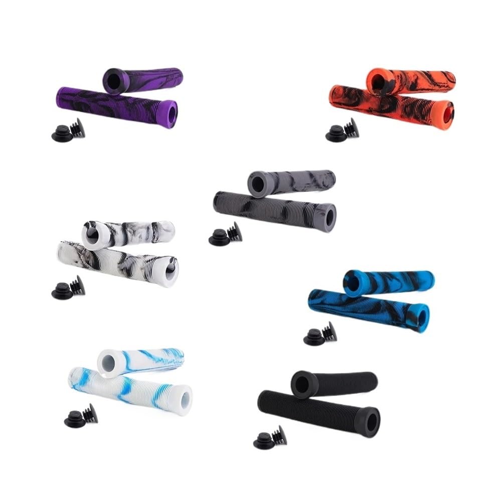 Griffe Zubehör Handgriffabdeckungen Ersatz-Scooter-Griffe Fahrradlenkerabdeckung Für 22,2 Mm Scooter-BMX-Fahrradstangen(Dark Blue)