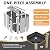 MELLCOM 4 x 6 FT Resin Outdoor Storage Shed with Floor
