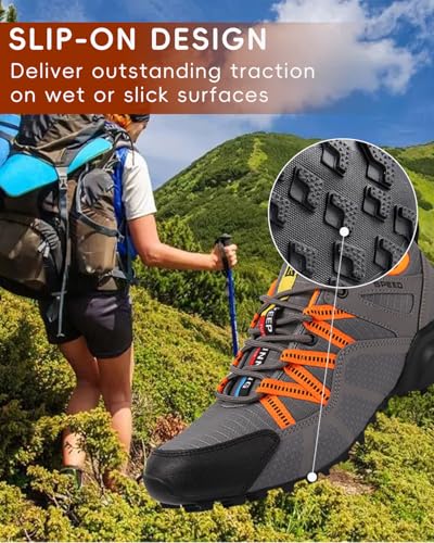 Hike Trail Running Balance Shoes for Men, Orthopedic Pain-Relieving Footwear Ortho Shoes Outdoor Breathable Non-Slip Lightweight Hiking Walking Sneakers3