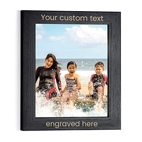 Lifetime Creations Custom Picture Frame, Personalized Gift - Black (8"