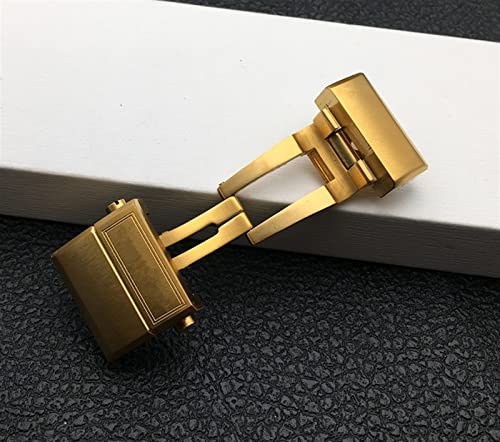 Watch Accessories Suitable for Ulysse Nardin Athens Buckle Rubber Strap Buckle 316 Stainless Steel Butterfly Buckle 20mm Watch Buckle (Silver 20mm)4