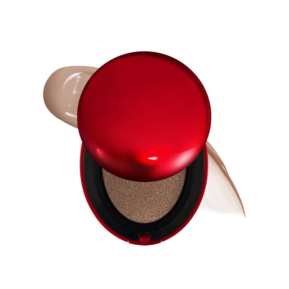 Red Super Fit Cushion Foundation, 72 Hours Lasting Coverage, Matte Finish, SPF40 PA++, Mask Shield, Waterproof & Sweatproof, Enriched Coverage for All Skin Types