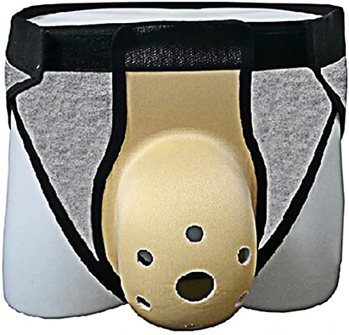 Breathable Briefs for Boys Post Circumcision Recovery, Soft Cotton Circumcision Underwear, Surgery Recovery Pants for Kids(L-child) Grey