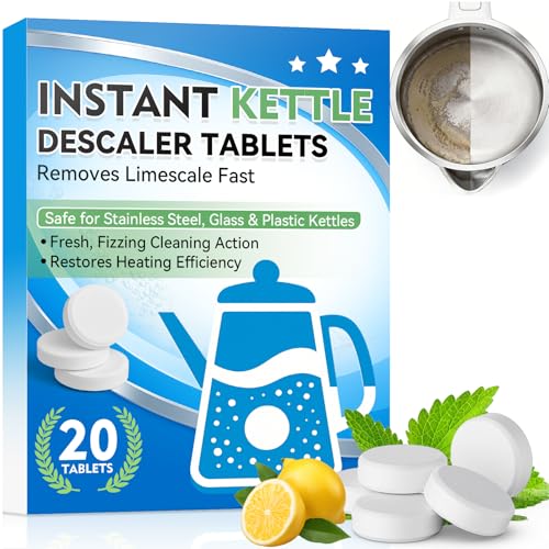 Kettle Descaler Tablets, 36 Pack Limescale Remover, Kettle Cleaner Remove