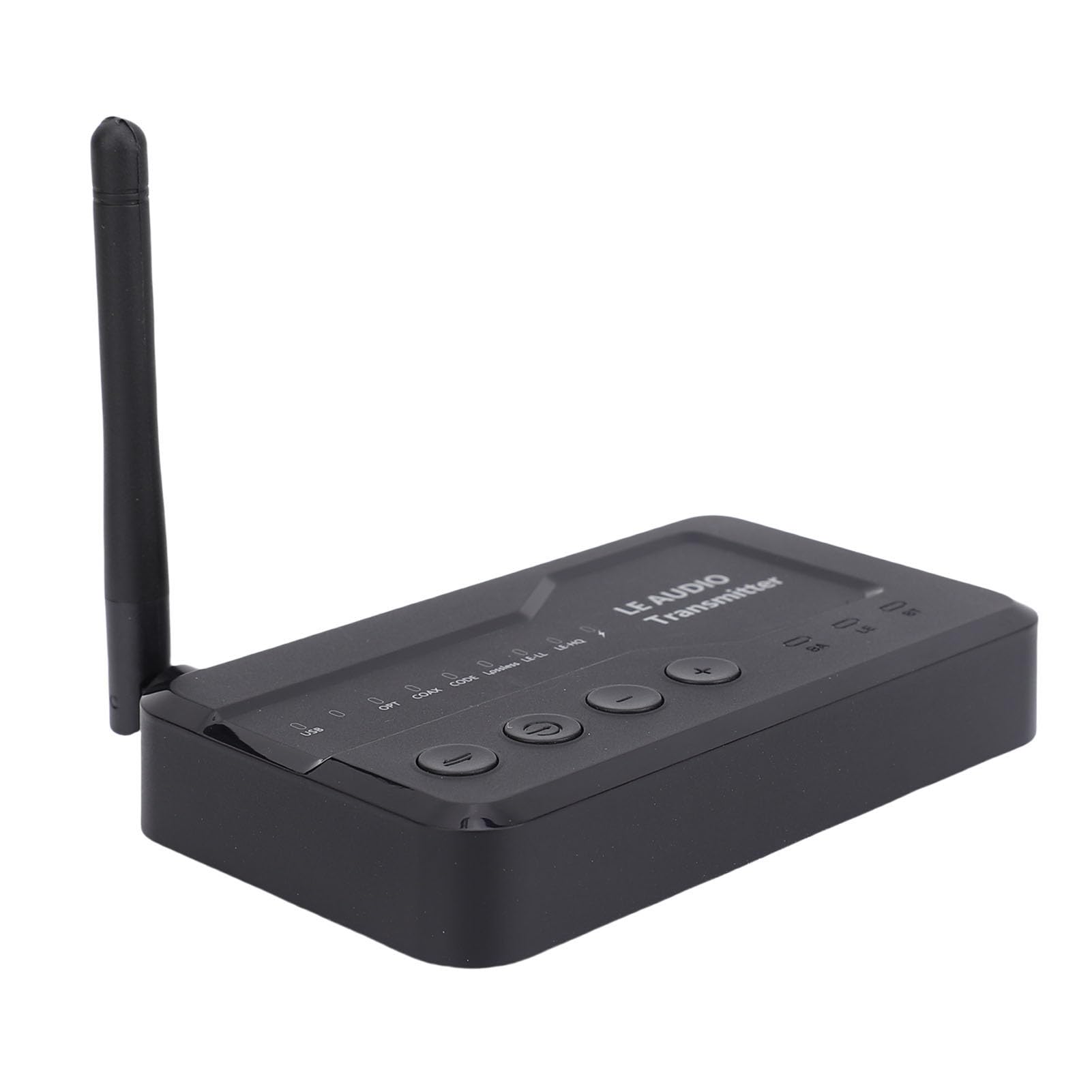 Zunate Adaptador de Audio Bluetooth 5.3 Receptor Transmisor Inalámbrico Elegante para Configuración de Audio en el Hogar Material ABS Alcance de 50 M