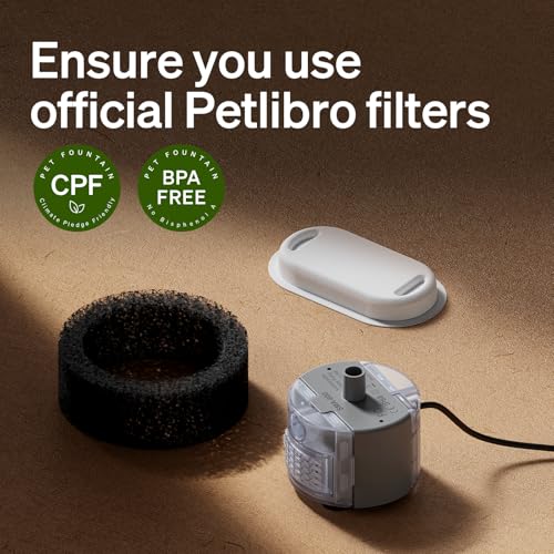 PETLIBRO Paquete de 4/8 filtros de Repuesto para Fuente de Agua de Gato de Acero Inoxidable PLWF003 y PLWF006, Juego de filtros de Repuesto de 2/4 Meses para Fuente de Agua de Mascotas de Acero - imagen 7