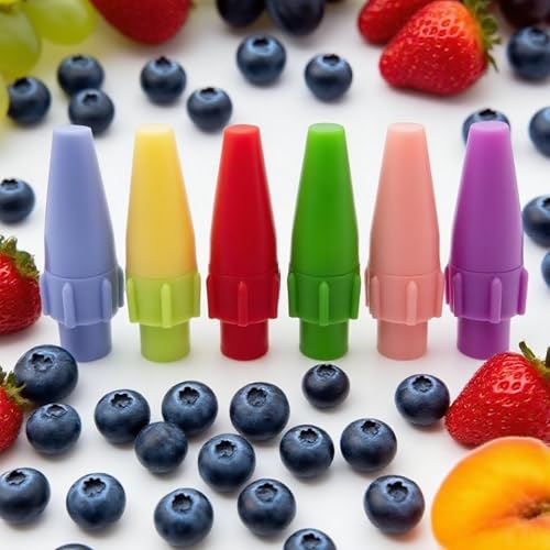 Image of Grape Flavor Nozzle Silent Plastic Dispenser Premium Silent Nozzles & Neutral Twist Tops for Any Brand Cream Chargers Tanks(3 Packs)