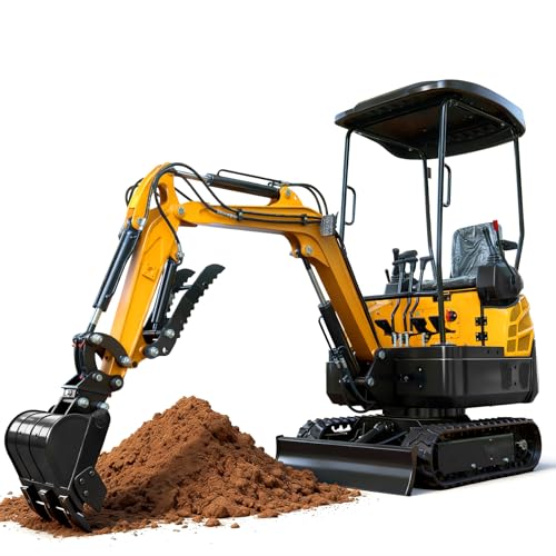 MMS 1.5 Ton Mini Excavator with 13.5HP B&S EPA Gas Engine, Quick ...