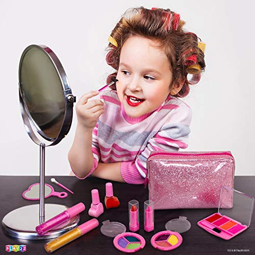 image for Play22 Kids Makeup Kit For Girl - 13 Piece Washable Kids Makeup Set �