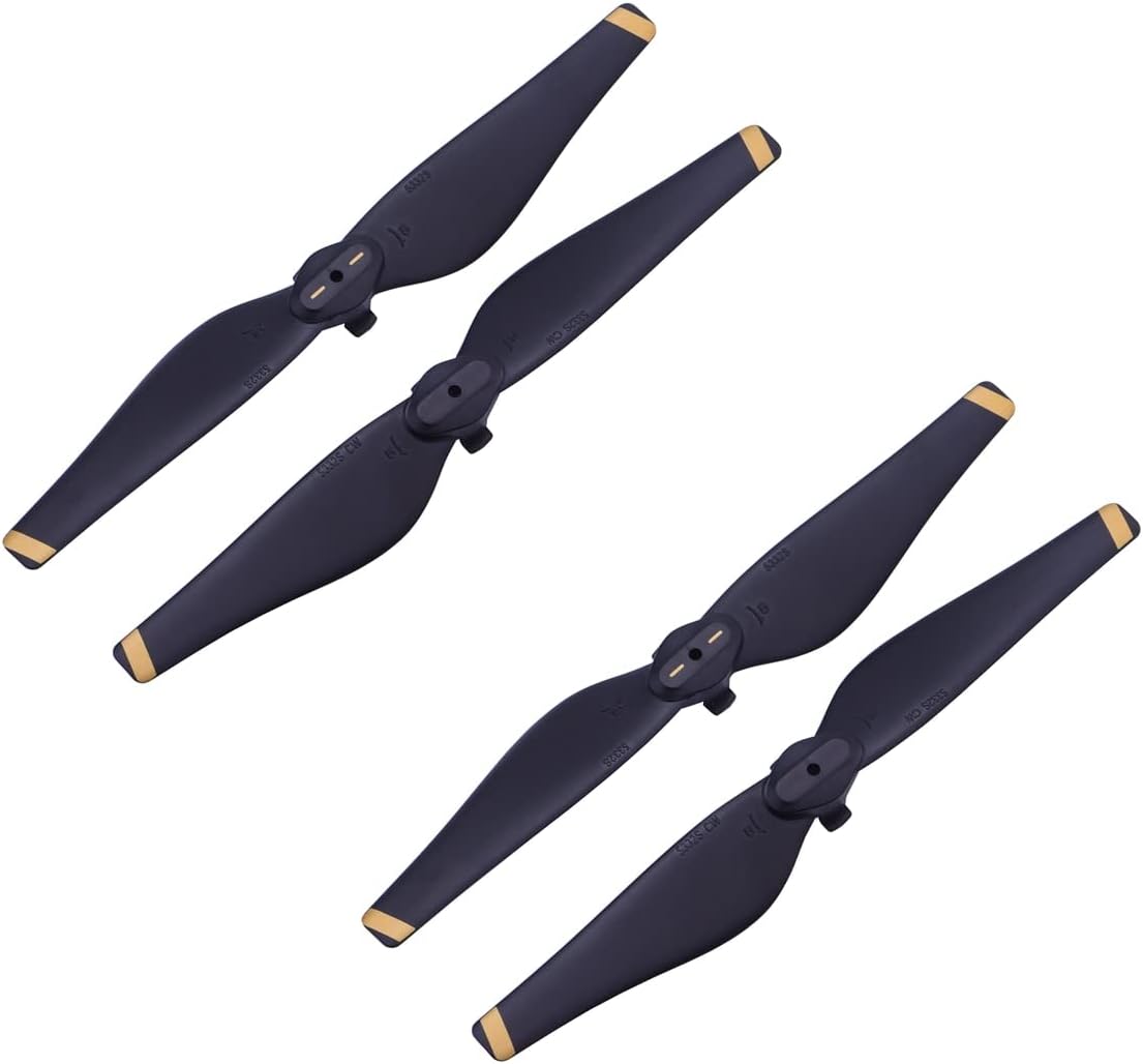 Hélice 5332S para DJI Mavic Air Camera 5332 Hélices CCW CW Accesorios de repuesto para drones blancos dorados (color : blanco)