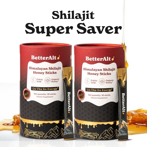 Image of Shilajit /Shilajeet Cinnamon Energy Sticks with Organic Honey | Easy to Consume|Helps muscle recovery|Boosts Strength & Improved energy, 85+ Trace Minerals, 75%+ Fulvic Acid (Pack of 2)