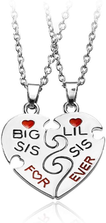 Big Little Sisterクリスマスギフト 激安特価 姉妹へのハートマッチングビッグシスリトルシスターネックレスジュエリーギフト 2姉妹への誕生日ギフト 12n4 Lil Sister 女の子やティーンに Big Little Sisterクリスマスギフト 激安特価 姉妹へのハートマッチングビッグシスリトルシスターネックレスジュエリーギフト 2姉妹への誕生日ギフト 12n4 Lil Sister 女の子やティーンに
