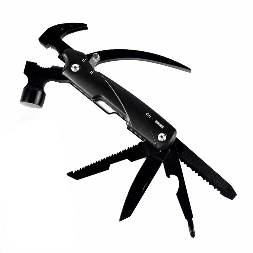 Drumil 12-in-1 Hammer Multitool for Men – Camping Gear, Survival Tools & Stocking Stuffers – Gifts Birthday, Christmas, Festival Tool Gadgets for Him-image-39