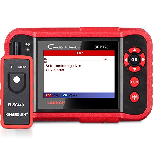 LAUNCH CRP123 OBD2 Scanner Engine/ABS/SRS/Transmission Car Diagnostic Tool, ABS Code Reader, SRS Scan