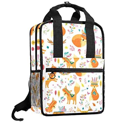 Sac à dos bleu pour garçons à motif léopard avec bretelles réglables