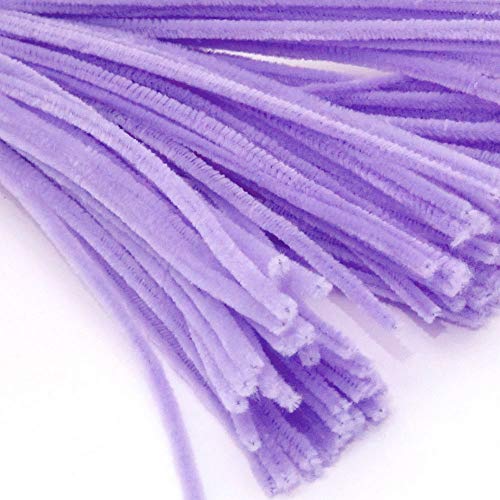 The Crafts Outlet Chenille Stems, Pipe Cleaner, 12-inch (30-cm), 100-pc, Lavender