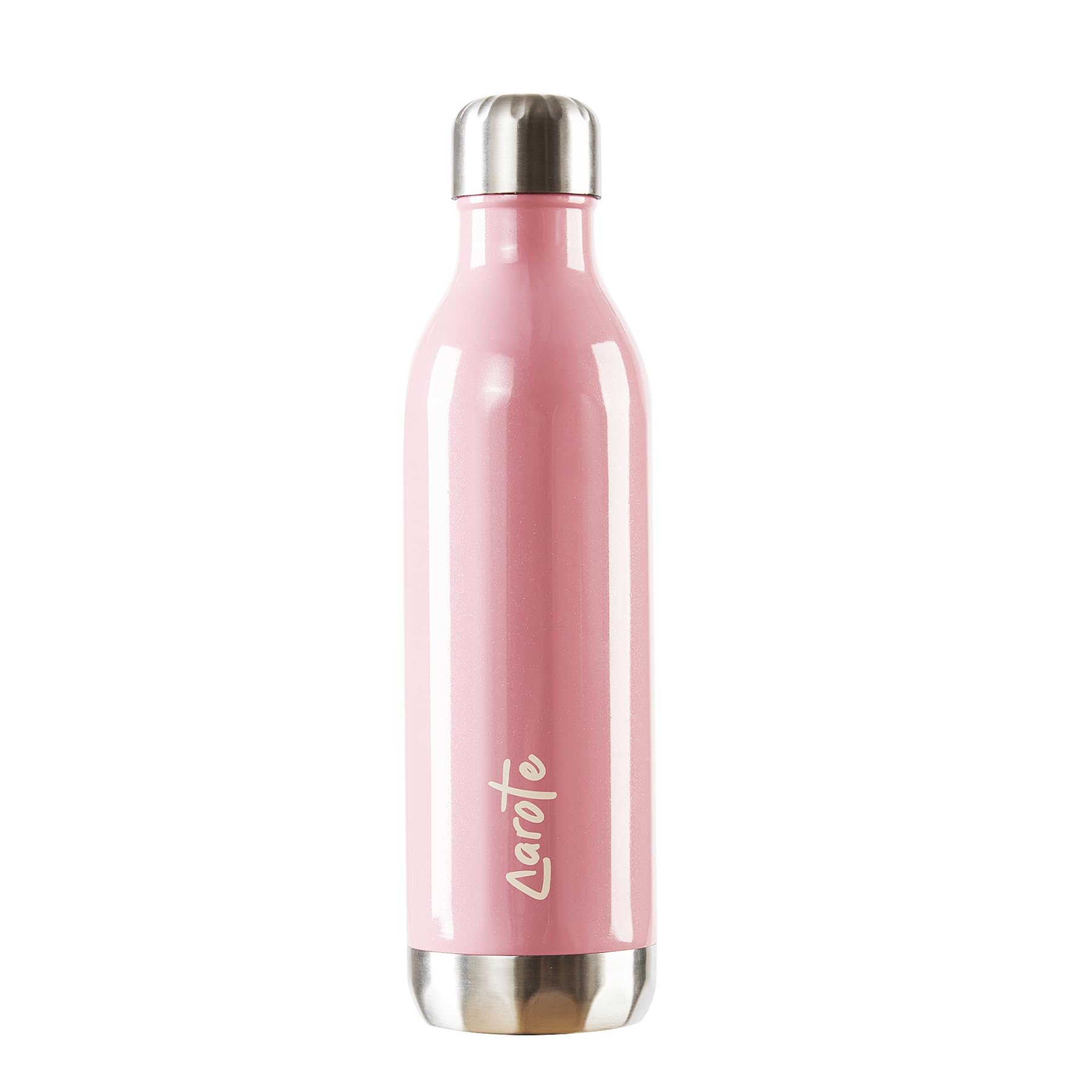 CAROTE Stainless Steel Water Bottle with Straw, Vacuum Insulated Water Flask, Double Walled Drink Flask for Hot Cold Drinks, Leak Proof, Sweat Free, 32oz, 960ml (Pink-500ML) (B0CB88S7LZ) Amazon Price History, Amazon Price Tracker