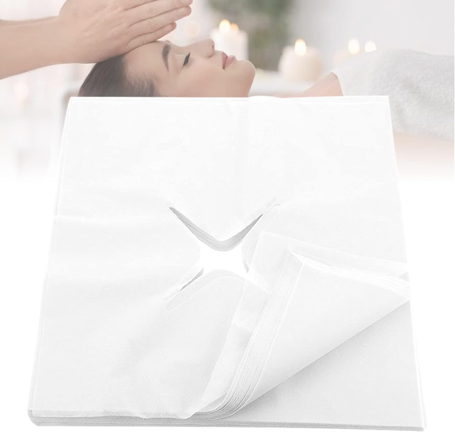 200 Pezzi Cuscini Carta Per Lettino Massaggio - Coperture Traspiranti E Igieniche Per Spa E Estetica - Foto 2