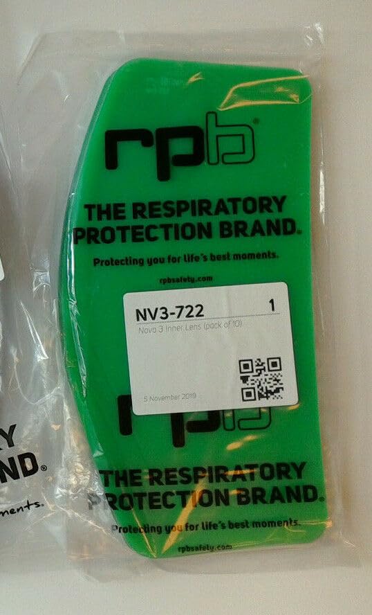 KL IndustriesRPB® NOVA 3® RESPIRATOR REPLACEMENT INNER LENS (PACK of 10)