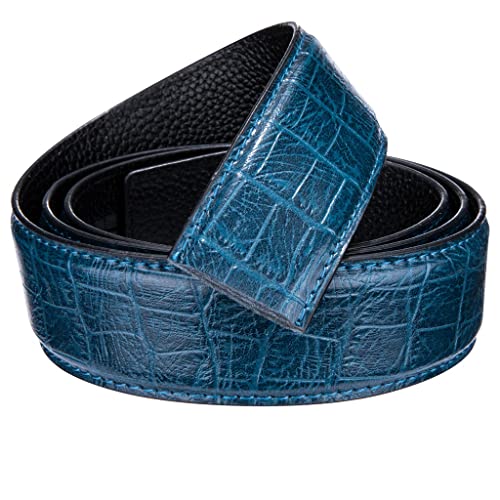 Men's Automatic Buckle Cowskin Genuine Leather Belts Men Belt 3.5cm Width3