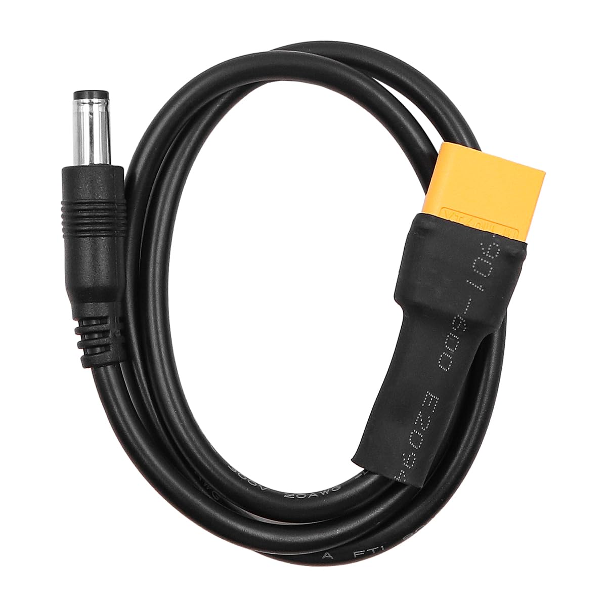 WANGCL 2PCS XT60 Adapter Cable XT60 Charging Cable XT60 Male Bullet Connector to Male DC 5.5mm X 2.5mm Power Cable