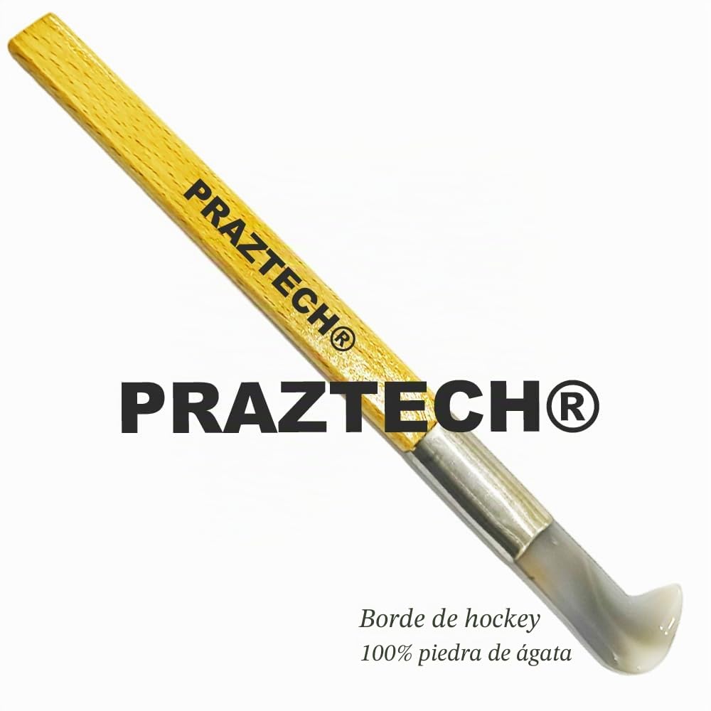 Combo de 2 piezas de piedra natural 100% ágata, herramienta de pulido para joyeros, llama de hockey y bordes de cuchillo, arcilla metálica, aplicar tono dorado y plateado, fácil de usar para
