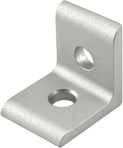 Miniatura 2 de 8020, 4119, 10 Series Aluminio Soporte de esquina interior de 2 agujeros Soporte de ángulo de 90 grados para extrusiones extruidas con ranura en T