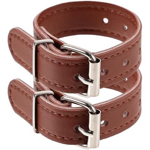 BESPORTBLE Adjustable Leather Bike Basket Strap Cover