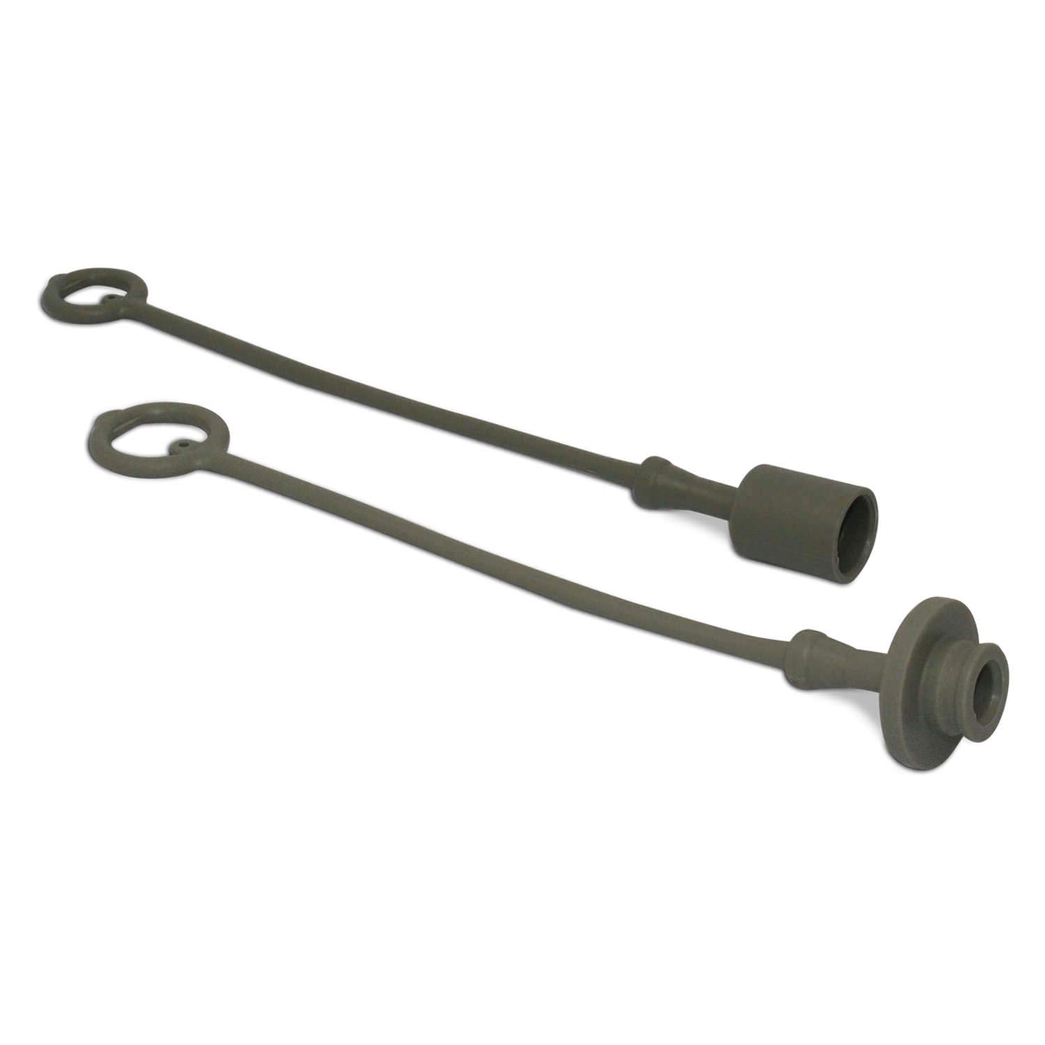 Summit HydraulicsJD Sub Compact Tractor Male Dust Cap and Female Plug Cover Set (Green, Yellow, Black, or Grey) (Grey)