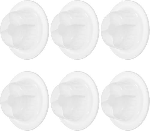 LIFKOME 20 piezas de cubierta universal para ventilador de piso, tapa de bloqueo M8, piezas de ventilador de plástico, repuesto de tuerca, tapa de