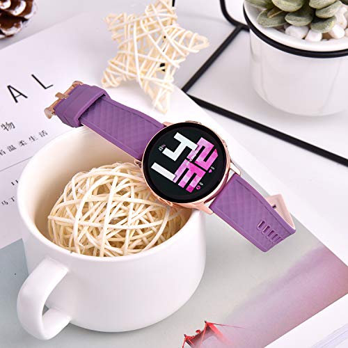 Image of Ritche Christmas Gift Silicone Watch Bands 18mm 20mm 22mm 24mm Quick Release Rubber Watch Bands for Men, White Elephant Gifts, Stocking Stuffers For Men