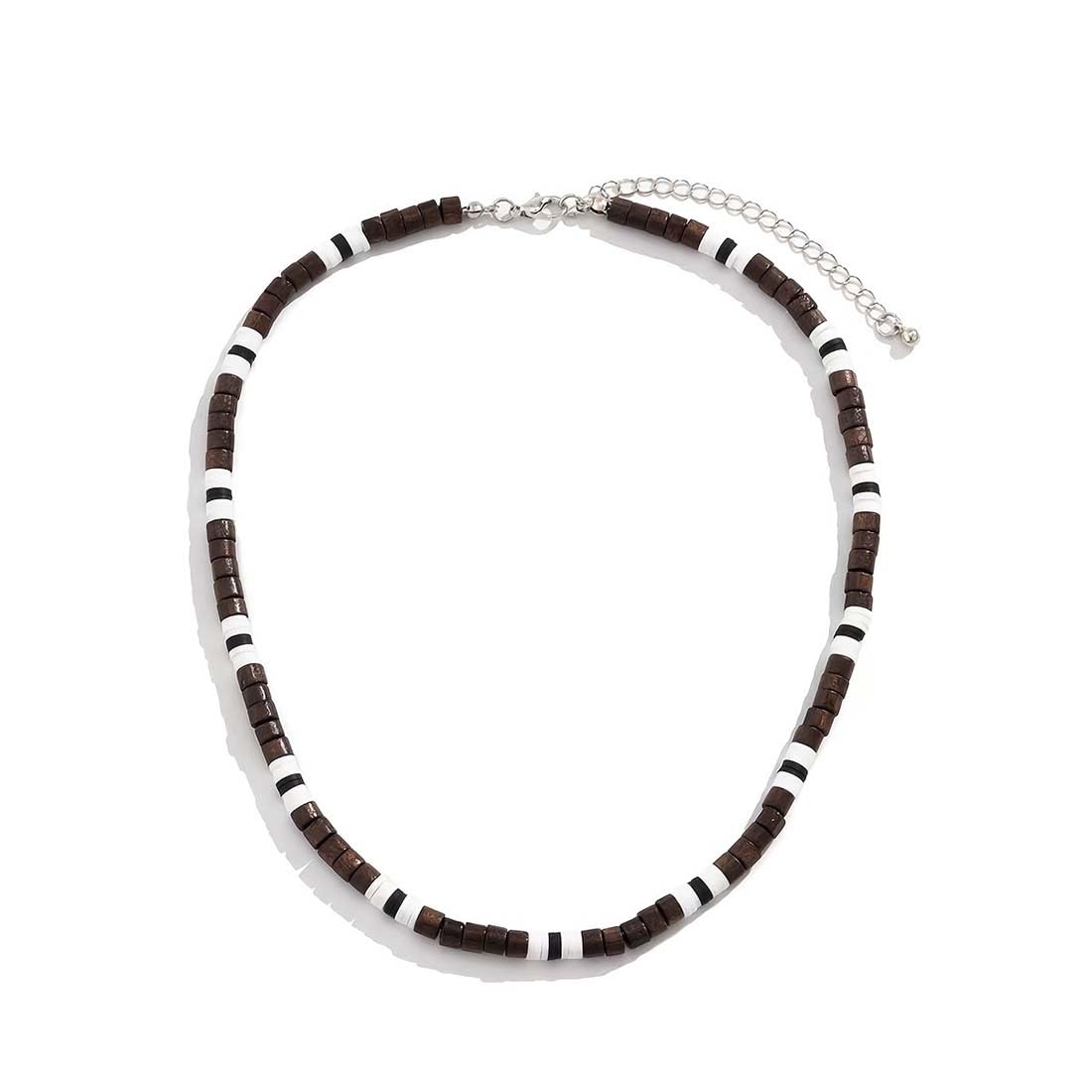 DDKY Collares de cuentas de madera para hombres, collares para hombres, collares de declaración,