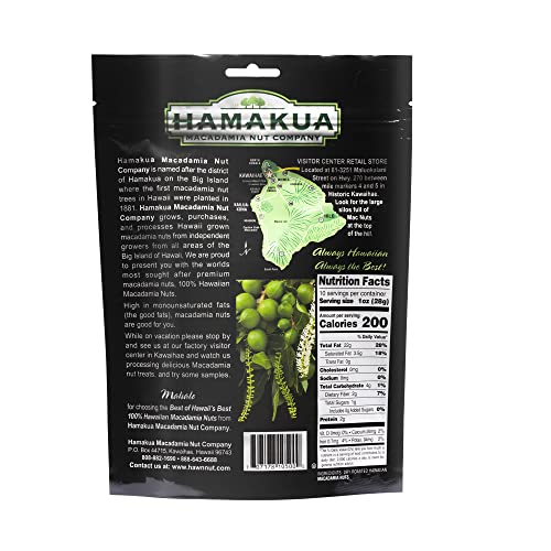 Hamakua Macadamia Nuts - Unsalted Hawaiian Grown Dry Roasted Half and Whole Macadamias without Salt - Natural Eco-Friendly Large Macadamia Nuts (10 oz Pouch) - Thumbnail 3