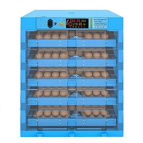 Incubadora de Huevos con volteador automático, Totalmente con Pantalla Digital de Temperatura y Humedad, Sistema de Alarma para incubar Pollos, Patos, Gansos, Aves, Ganado