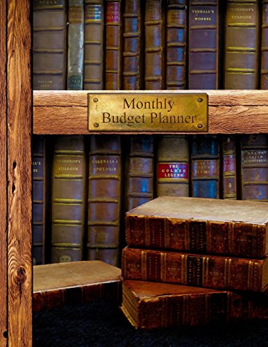 Monthly Budget Planner: Bill Organizer Book with Weekly Calendar & Expenses Tracker ( Large Spacious Softback Notebook * 24 months * for Personal or Home use * Antique Books ) image 3