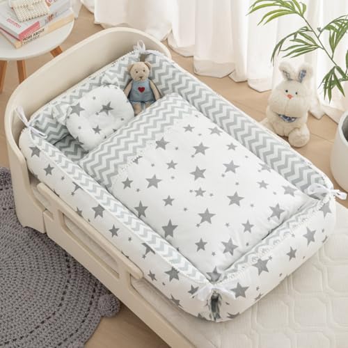 MsiDtsoyベッド枕付きベッドベッド簡易ベッドポータブルベッド寝る通気性取り外し可能洗浄可能誕生日ギフト100*60*20 CM