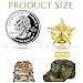Kenning 60 Pieces Star Pins Gold Bulk Star Badge Lapel Pins Buttons Brooches for Backpacks Hats Awards Ceremonies Patriotic Team Employees Military Veterans Day Events Valentines Wedding Shower
