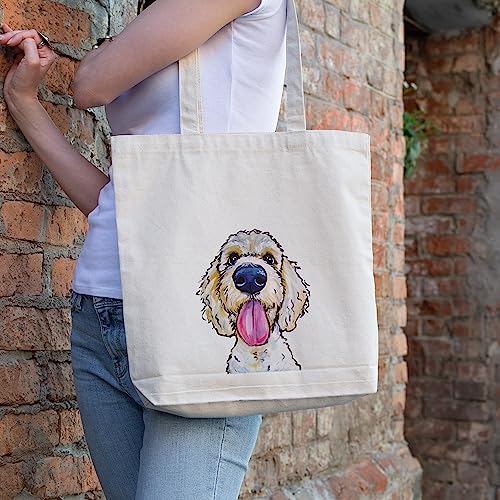 Bolso Tote Labradoodle Golden Doodle Handmade miniatura 2