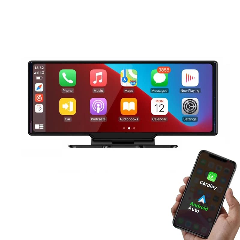 WOSTOKE Android GPS Navigation Car DVR Dashboard WiFi 1080P FHD Dash Camera Car Review Mirror Dashcam Recorder ADAS 4G Carplay