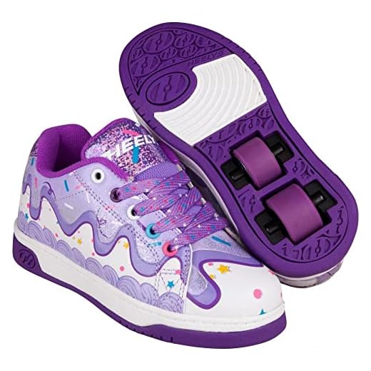Heelys Hly-g2w-1642, Zapatos con Ruedas, Glaseado de Pastel Morado, 35 EU